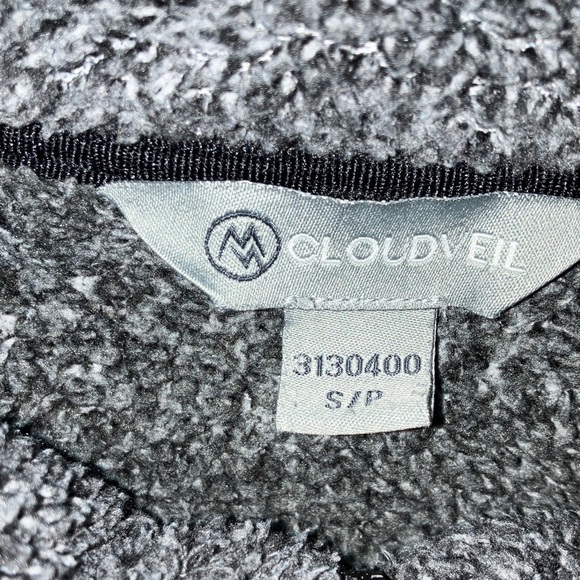 Cloudveil Women's size small Cozy Gray fleece Teddy Jacket - Picture 2 of 15